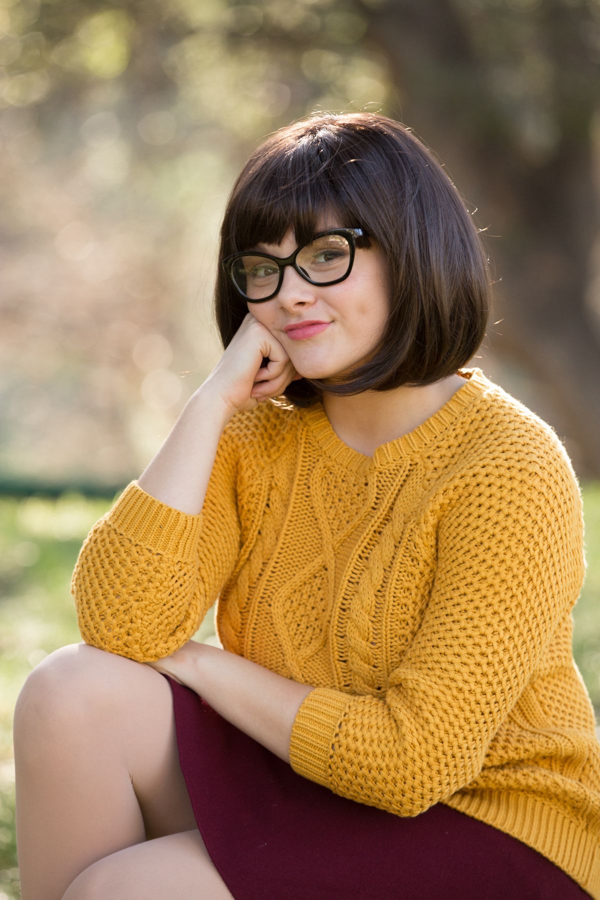 Velma character at party